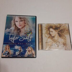 Taylor Swift Fearless CD 2008 and Just For You DVD